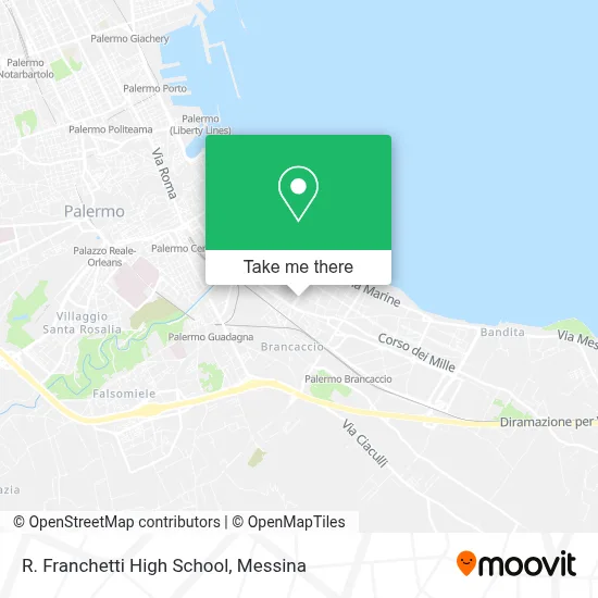 R. Franchetti High School map