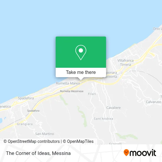 The Corner of Ideas map