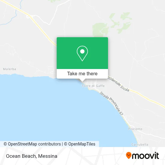 Ocean Beach map