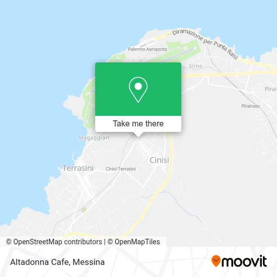 Altadonna Cafe map