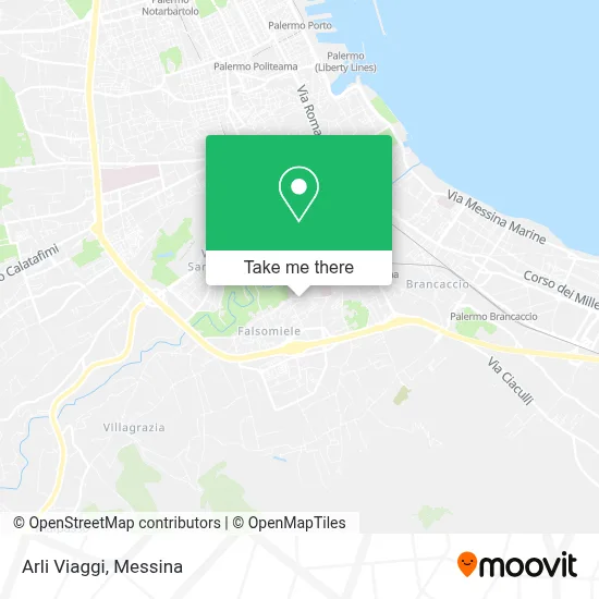 Arli Viaggi map