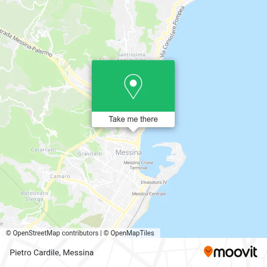 Pietro Cardile map
