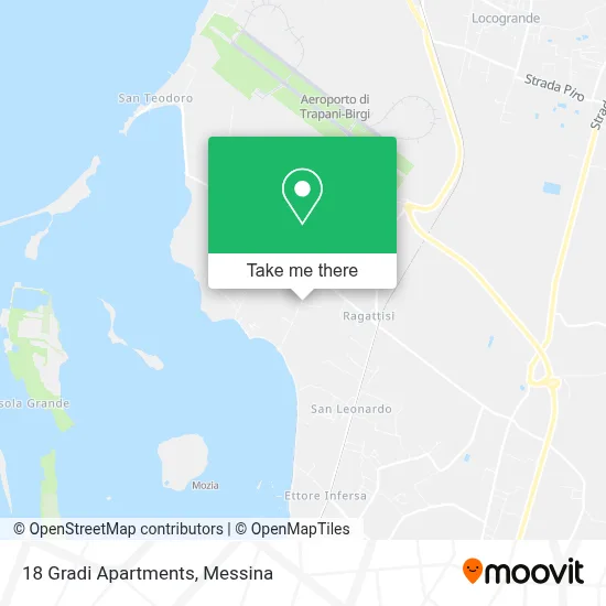 18 Gradi Apartments map
