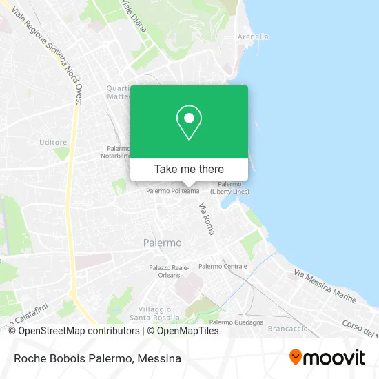 Roche Bobois Palermo map