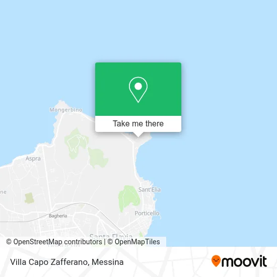 Villa Capo Zafferano map