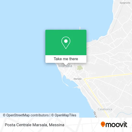 Posta Centrale Marsala map