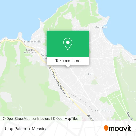 Uisp Palermo map