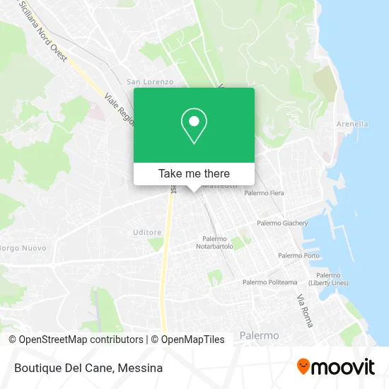 Boutique Del Cane map