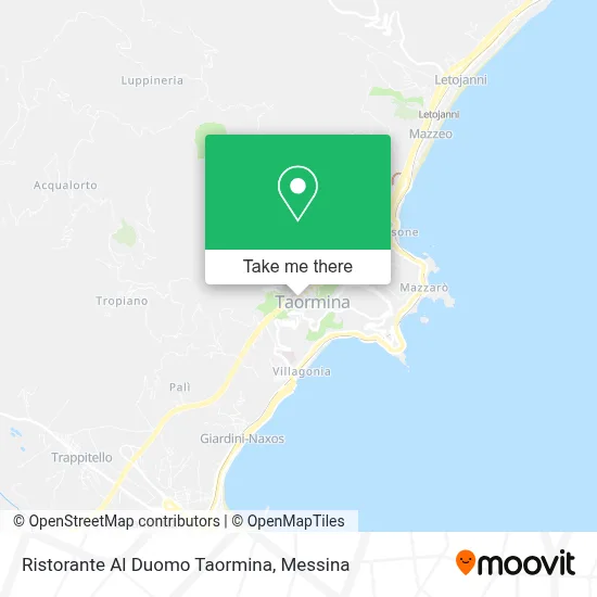 Ristorante Al Duomo Taormina map