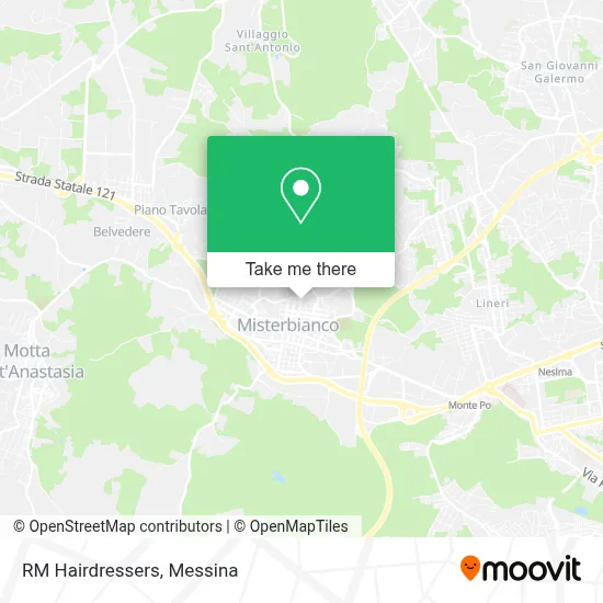 RM Hairdressers map