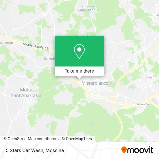 5 Stars Car Wash map