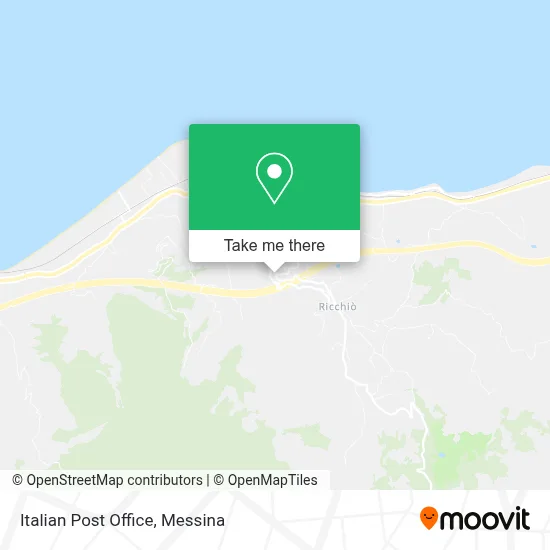 Italian Post Office map