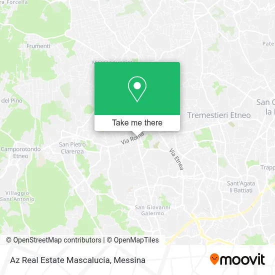 Az Real Estate Mascalucia map