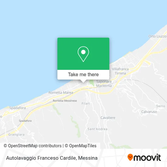 Autolavaggio Franceso Cardile map