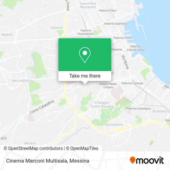 Cinema Marconi Multisala map