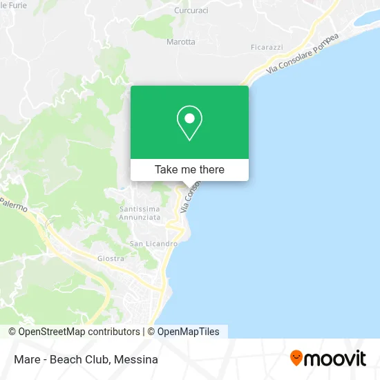 Mare - Beach Club map