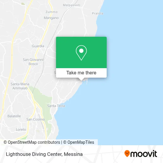 Lighthouse Diving Center map