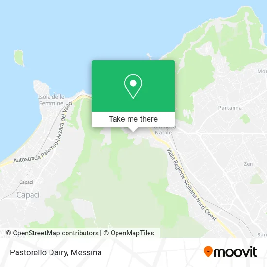Pastorello Dairy map