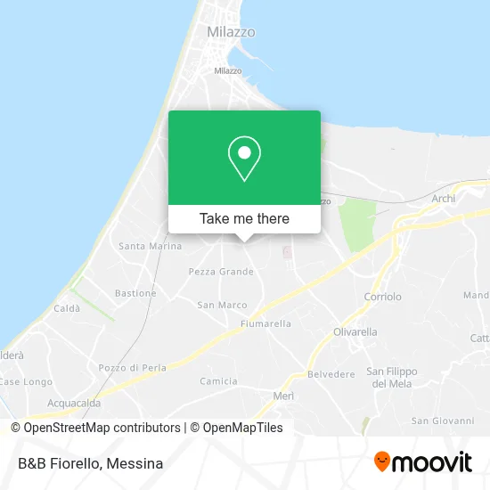 B&B Fiorello map