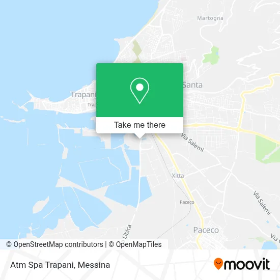 Atm Spa Trapani map
