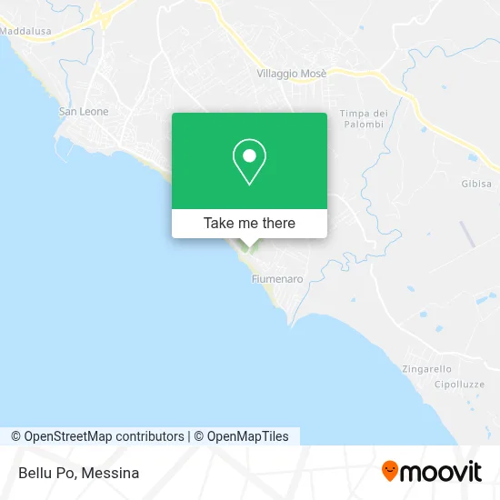Bellu Po map