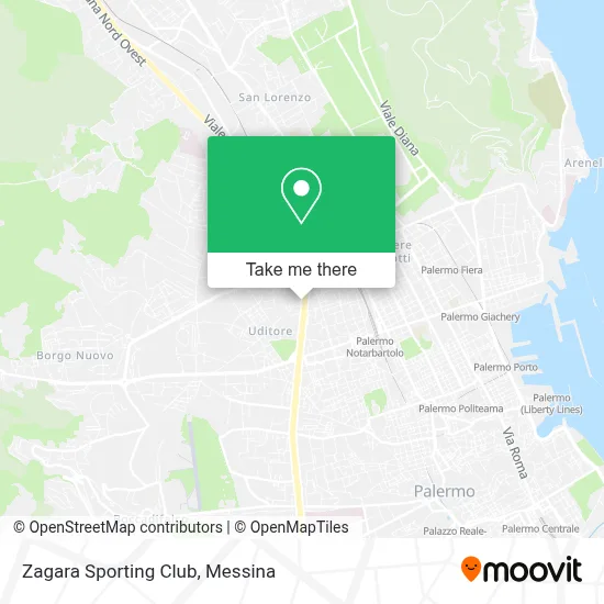 Zagara Sporting Club map