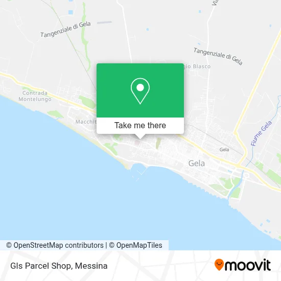 Gls Parcel Shop map
