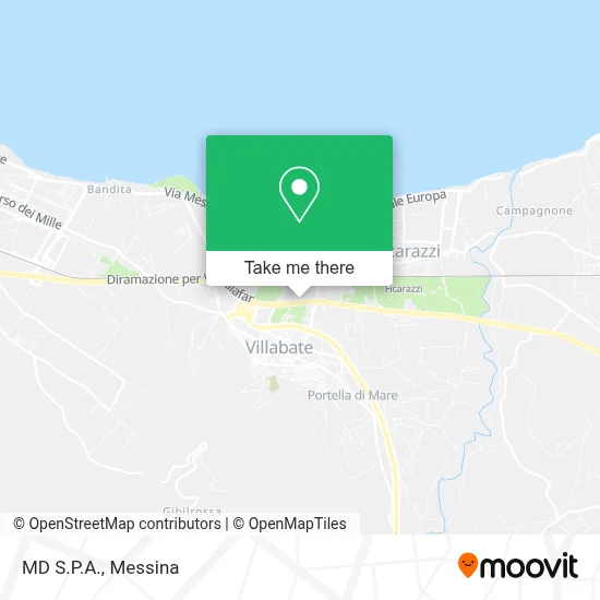 MD S.P.A. map