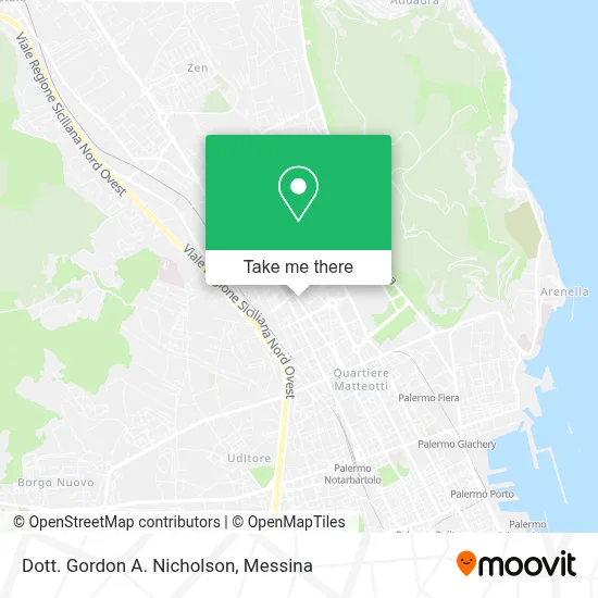 Dott. Gordon A. Nicholson map