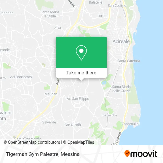 Tigerman Gym  Palestre map
