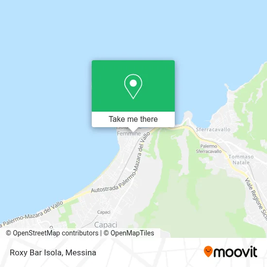 Roxy Bar Isola map