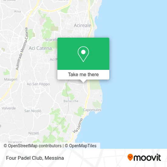 Four Padel Club map