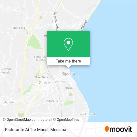 Ristorante Ai Tre Massi map