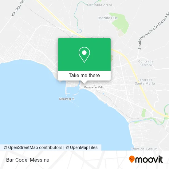 Bar Code map