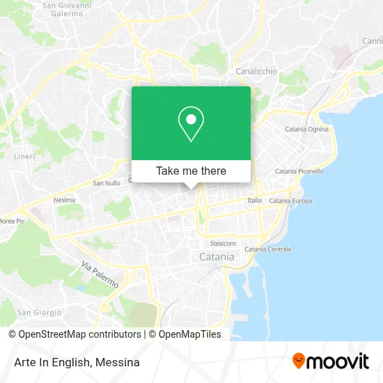 Arte In English map