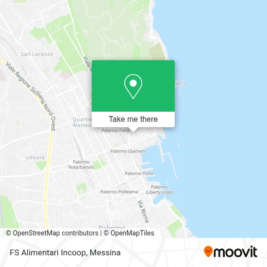 FS Alimentari Incoop map