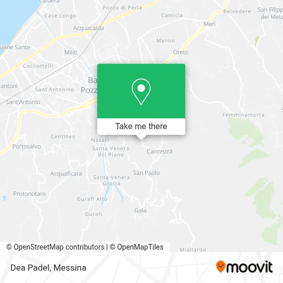 Dea Padel map