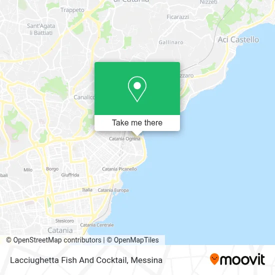 Lacciughetta Fish And Cocktail map