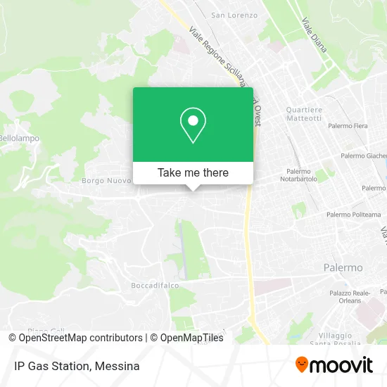 IP Gas Station map