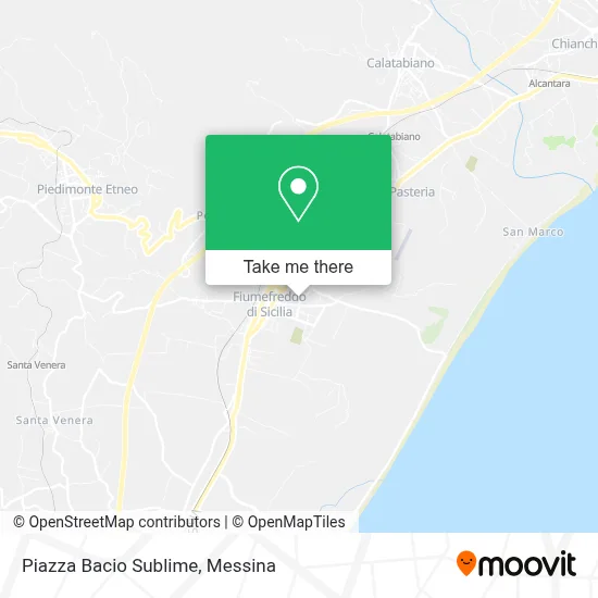 Piazza Bacio Sublime map