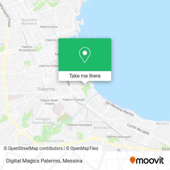 Digital Magics Palermo map
