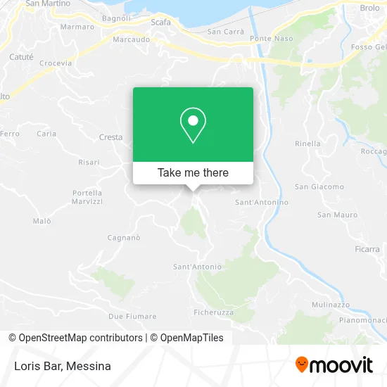 Loris Bar map