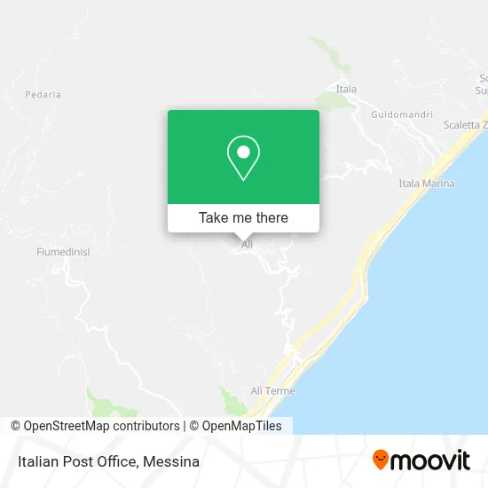 Italian Post Office map