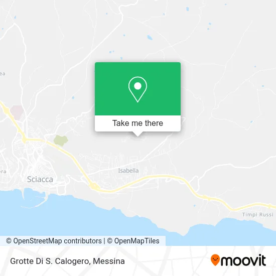 Grotte Di S. Calogero map