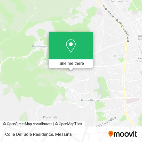 Colle Del Sole Residence map