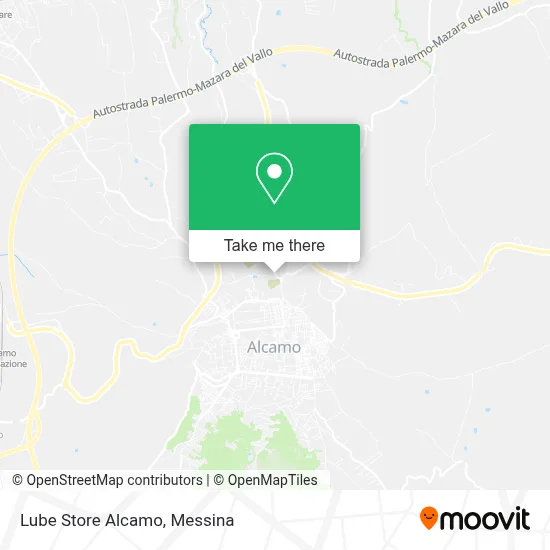 Lube Store Alcamo map