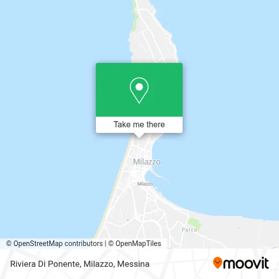 Riviera Di Ponente, Milazzo map