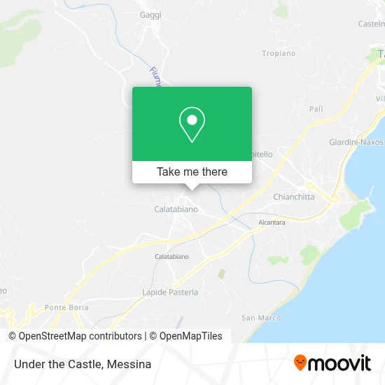 Under the Castle map