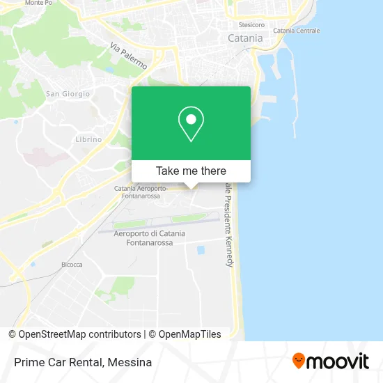Prime Car Rental map
