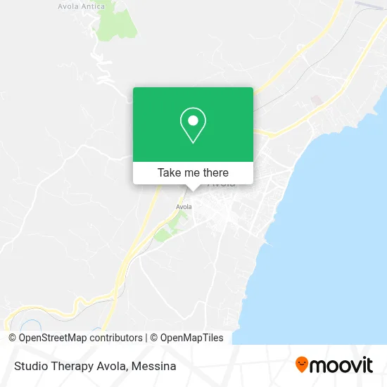 Studio Therapy Avola map